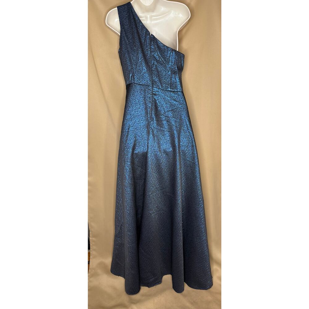 Monique Lhuillier Navy Odyssey Gown 6 - Picture 9 of 11